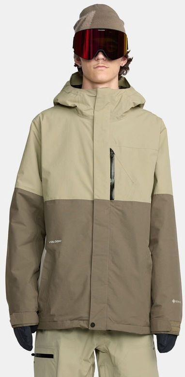 Volcom - L Ins Gore-Tex Jas - Geïsoleerde Technische Sneeuwjas - Zwart