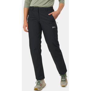 Jack Wolfskin - Parana Pants W - Wandelbroek - Zwart - Waterdicht, Ademend, Voorgevormde Knieën