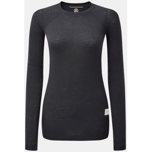 Artilect Boulder 125 LS Crew - Thermoshirt - Dames - Zwart - Merino