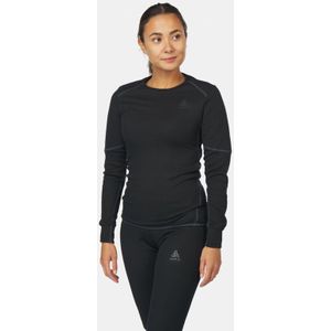 Ondershirt Odlo Women BL Top Crew Neck LS Active X-Warm Eco Black