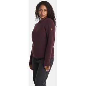 Fjällräven - Snow Round Neck Sweater - Port - Damestrui