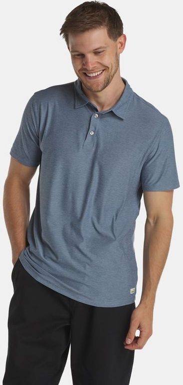 Vuori - Strato Tech Polo - Heren - Blauw - Vochtafvoerend - 4-way Stretch