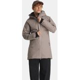 Didriksons Womens Marget Parka Lange jas (Dames |grijs |waterdicht)