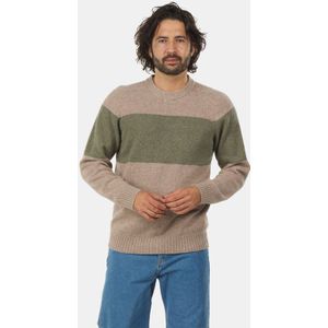 Blue Loop Originals - Essential Stripe - Trui - Blauw - 60% Gerecycled Wol