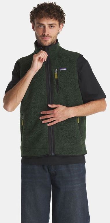 Patagonia Retro Pile Vest Fleecebodywarmer (Heren |olijfgroen)