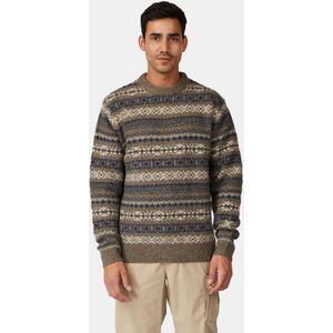 Ayacucho Coniston Fair Isle Crew Neck Trui - Heren