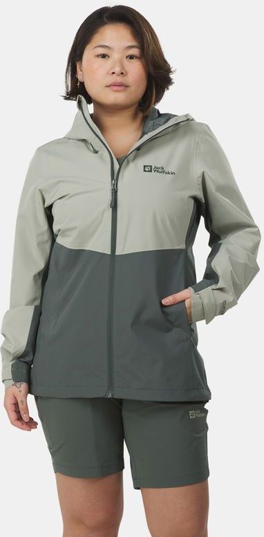 Jack Wolfskin - Weiltal 2L Hardshell Jas - Dames - Waterdicht - 100% Gerecycled Polyester