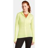 Icebreaker - 200 RealFleece Descender L/S Zip Hoodie - Geel - Merinohoodie