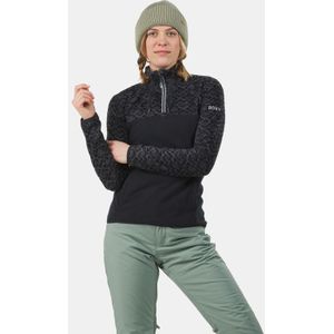 Roxy - Sayna - Fleece - Zwart - 100% Gerecycled Polyester, WarmFlight® Thermisch Fleece