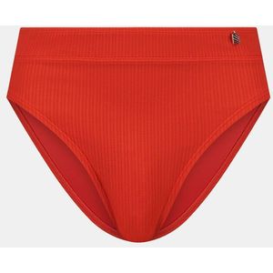 Beachlife Fiery Red High Waist Bikinibroekje  - Dames