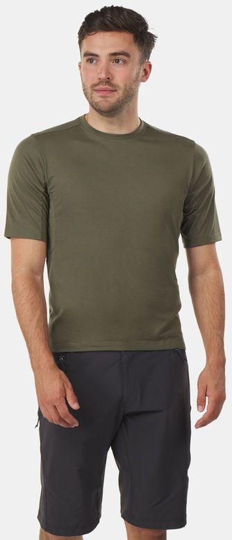 Rab - Cinder Crimp Tee - Sportshirt - Blauw - TENCEL Blend