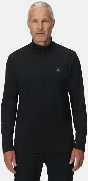 Spyder - Prospect - Midlayer - Zwart - 1/2 Zip T-Neck