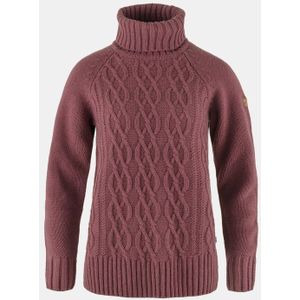 Fjällräven Övik Cable Knit Roller Neck W  - Dames