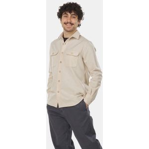 Buitenmens - Flannel Melton Shirt - Heren - Groen - 70% Gerecycled Wol