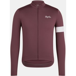 Rapha Core Thermal Long Sleeve Jersey Fietsshirt (Heren |purper)