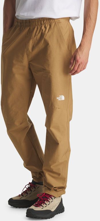The North Face - Broek - Bruin - Katoen - Rechte Herenbroek met Logo en Zakken
