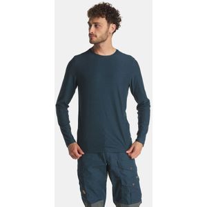 Vuori - L/S Strato Tech Tee - Heren T-shirt - Marine Blauw