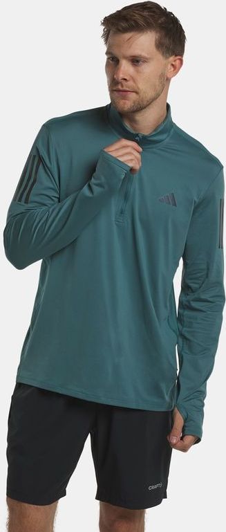 adidas - Own the Run - Halflange Ritssluiting Jacket - Teal