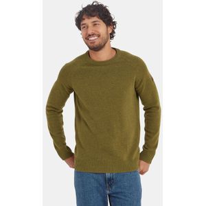 Sherpa Kangtega Crew Sweater Merinotrui (Heren |olijfgroen)