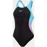 Speedo Eco Colourblock Splice Muscleb Badpak  - Dames