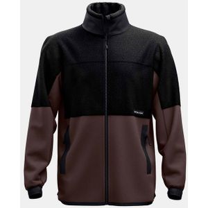 Ortovox - Fleece Teddy Jacket - Fleecevest - Zwart/Bruin