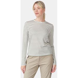 Ayacucho Womens Long Sleeve Striped T-Shirt  - Dames