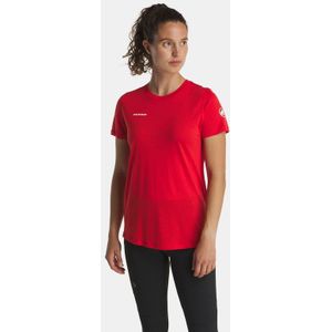 Mammut Womens Tree Wool Firstlayer T-Shirt Merinoshirt (Dames |rood)