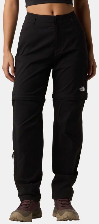 The North Face Afritsbare Exploration-broek Met Normale Pasvorm En Rechte Pijpen Voor Dames Tnf Black female