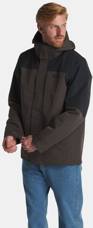 Jack Wolfskin - Romberg 3In1 Jacket - Heren Jas - Waterdicht - Winddicht