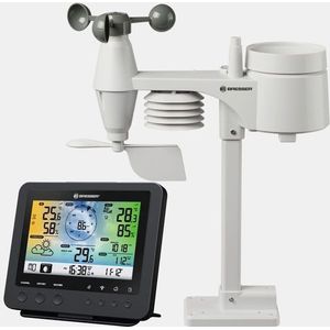 Bresser Wifi Color Weather Center With 5-In-1 Profi Sensor