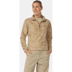 Ayacucho Wave Printed 1/2 Zip Fleecetrui  - Dames