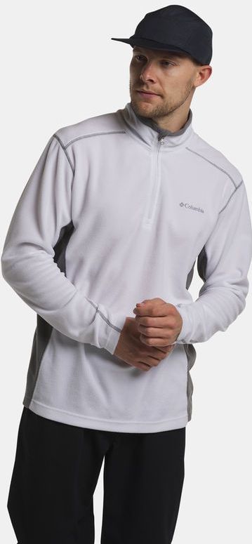 Columbia - Klamath Range II Half Zip - Trui - White City Grey - Feather Weight Microfleece