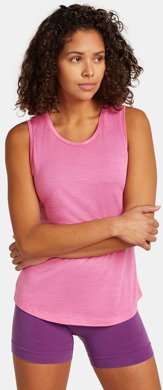 Icebreaker - Merino 125 Cool Lite Sphere III - Mouwloos T-shirt - Grijs - Merinowolmix