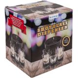 Shot dispenser - De must have op feestjes - Plaats voor 6 shotjes (6 Shotglazen inbegrepen) - Shots dispenser - Shotfontein