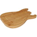 MikaMax Gitaar Snijplank - Borrelplank - Kaasplank - Guitar Cutting Board - Bamboe - 38 x 25cm