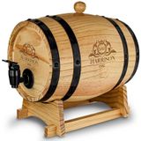 Mini Wijnvat met Kraantje - Wooden Barrel Dispenser - 3L