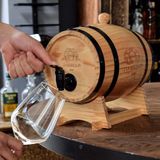 Mini Wijnvat met Kraantje - Wooden Barrel Dispenser - 3L