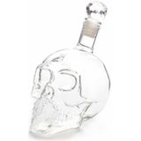 MikaMax Skull Bottle - Whiskey karaf - Decanteer Karaf - Schedel - Karaf - 1 Liter - Glas