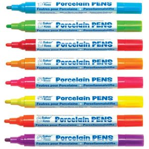 Neonkleur porseleinstiften (Set van 8) Knutselen met Verven