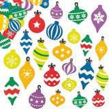 Kerstbal stickers van foam (120 stuks) Kerst Ambachtelijke Benodigdheden
