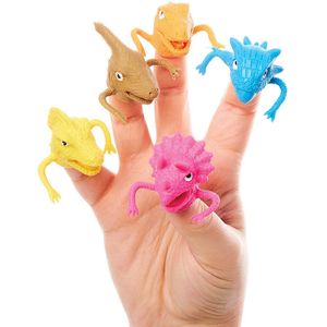 Dinosaurus Vingerpoppetjes  (10 stuks) Speelgoed