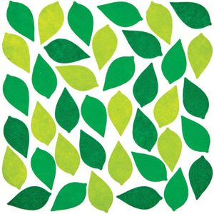 Groen Blad Vilt Stickers (150 stuks)
