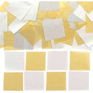 Goud & zilver gekleurd mini tissue papier (3000 stuks) Knutselen Van Karton En Papier