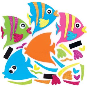 Tropische Vissen Mix & Match Magneten  (8 stuks) Knutselset