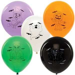Halloween Ballonnen (10 stuks) Knutselspullen Voor Halloween