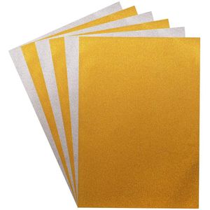 Goud & Zilver Glitter A4 Papier  (16 stuks) Knutselen Van Karton En Papier