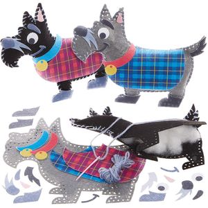 Scottish Terrier Dog Cushion Sewing Sets  (2 stuks) Knutselset