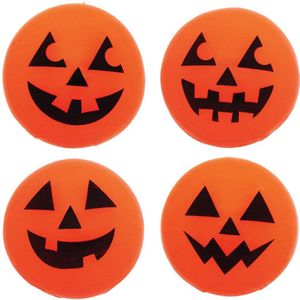 Lichtgevende Halloween Stuiterballen  (4 stuks) Halloween Speelgoed