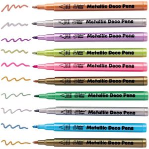 Veelzijdige Metallic Deco Stiften  (10 stuks) Schrijfwaren