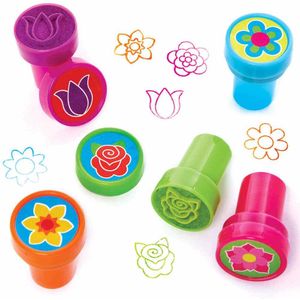 Zelfinktende stempels voor bloemen (10 stuks) Speelgoed